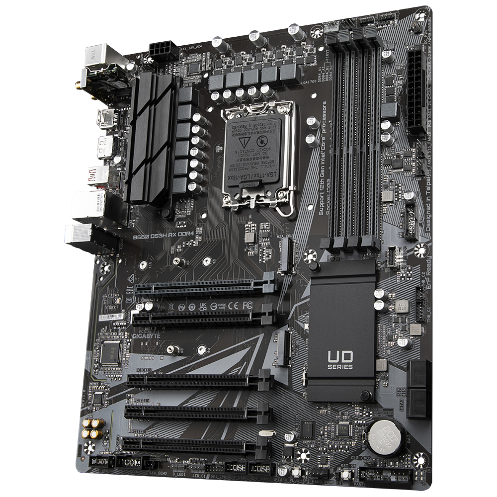 Bekijk afbeelding 4 van Gigabyte 1700 B660 DS3H AX DDR4 - 2xM.2/DP/HDMI/ATX